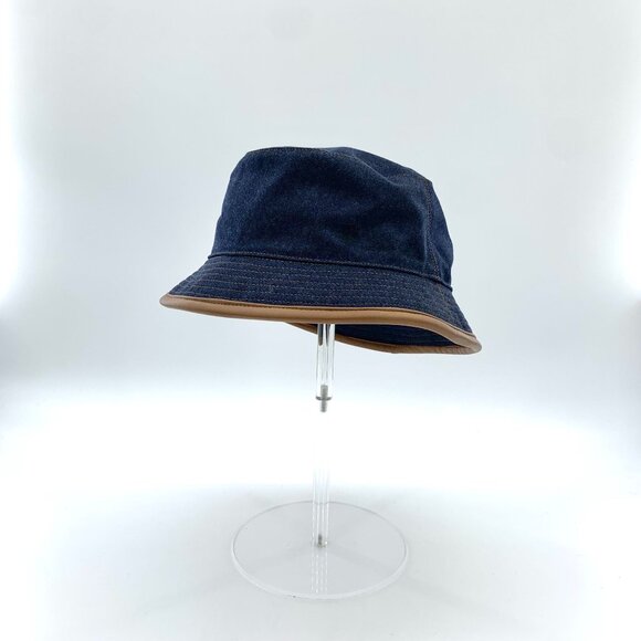 Loro Piana Dark Blue Wool Casual Denim Fisherman\'s Hat Circumference